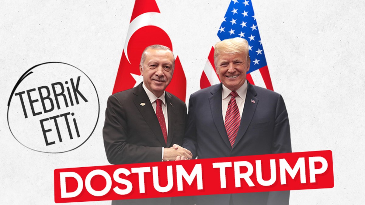 Cumhurbaşkanı Erdoğan’dan Trump’a tebrik mesajı