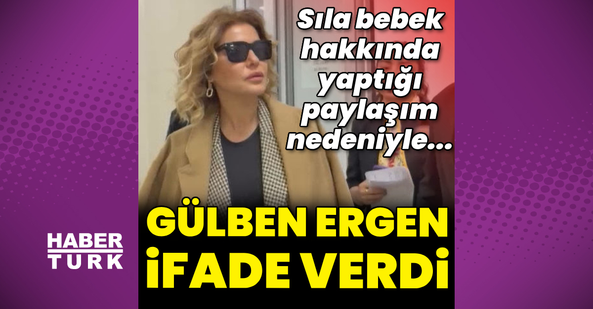 Gülben Ergen, ifade verdi